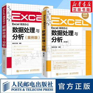 大全表格制作exc Excel高效办公 函数公式 数据处理与分析 套装 2册