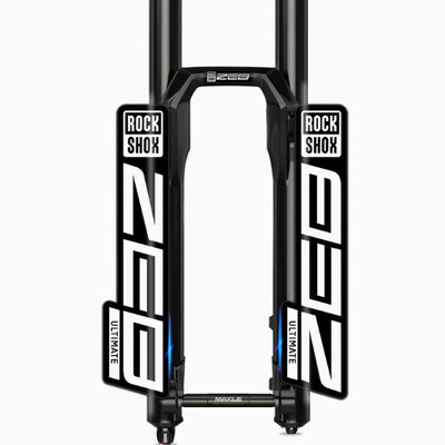 2021rockshox ZEB ULTIMATE前叉贴山地自行车前叉贴纸装饰贴车贴