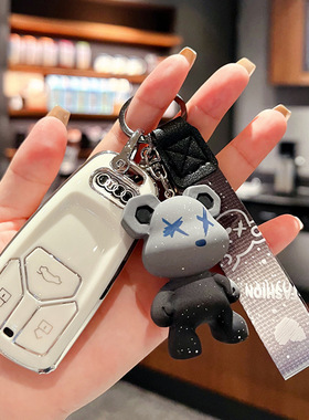 适用奥迪a3钥匙套a4l车a6l女q5l壳q3扣q2l新款a5tt男rs5壳包22款