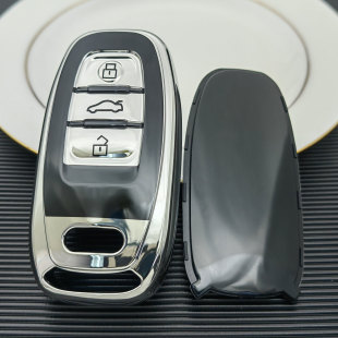 专用奥迪a6l钥匙套男女士高档q4etron车22款a4l壳Q5/q3/q2l扣包