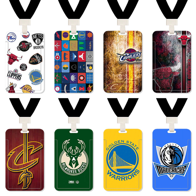 NBA篮球湖人勇士太阳凯尔特人校牌工牌胸牌公交学生饭卡卡套硬壳