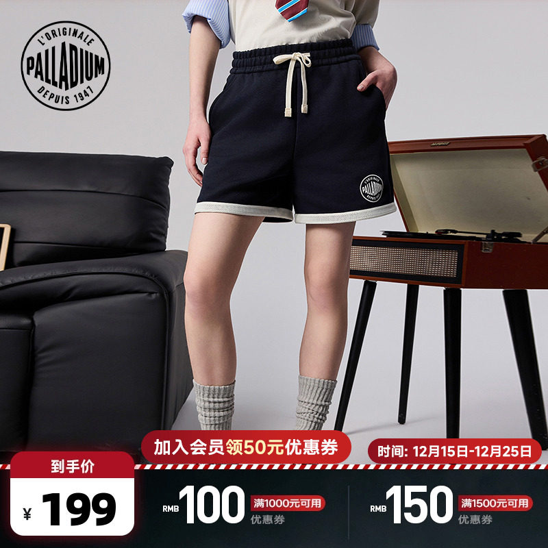 PALLADIUM帕拉丁裤装时尚简约潮流图案女款短裤191178