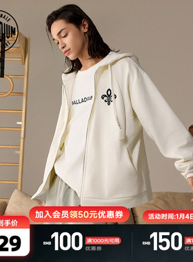 PALLADIUM帕拉丁日常休闲复古运动男女同款连帽针织外套1012591