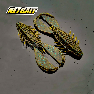 Netbait美国新款The Rascal Craw德州虾HexTek六边形Baitfuel添加