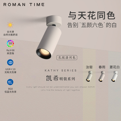 明装小山丘射灯可调角度折叠吸顶式洗墙照画全光谱客厅高显洗墙灯