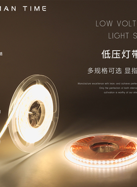 led高显灯带24v低压COB全光谱120智能双色无频闪家用高亮线性灯条