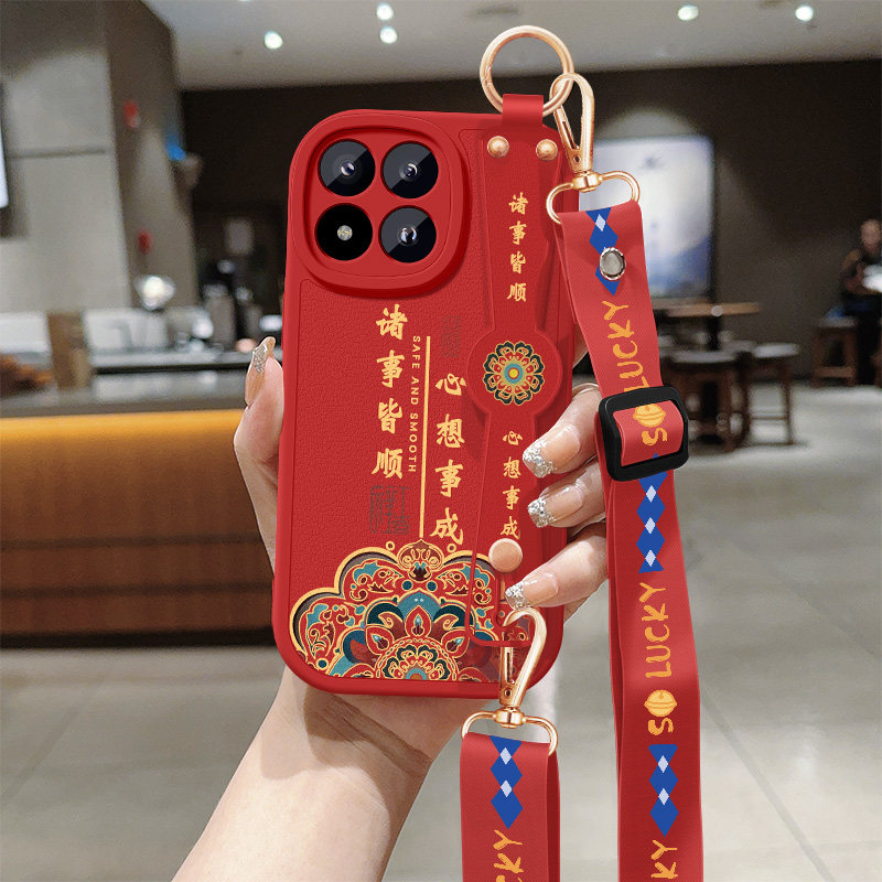 小米17Max手机壳新款xiaomi17Max小羊皮防摔全包十七好看保护套MI17心想事成带挂绳硅胶软壳女2605EPN8EC适用