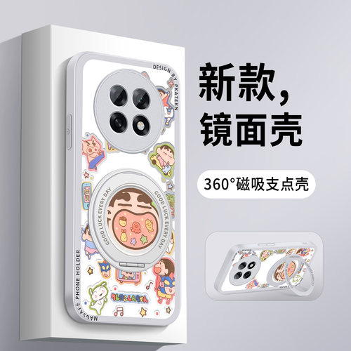 适用oppoa6手机壳新款a6gt大嘴小新A6c镜面a6s支架A6i+超薄a6pro女生a6v保护套a6Max防摔全包OPPO硅胶硬外壳