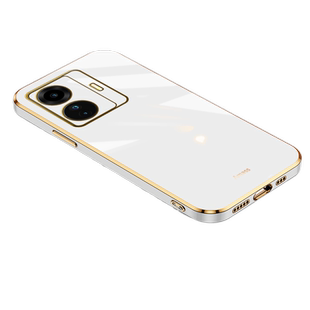 适用vivos15e手机壳s15e个性创意高级直边电镀硅胶软壳网红简约纯色VIVO男女新款情侣超薄潮牌全包防摔保护套