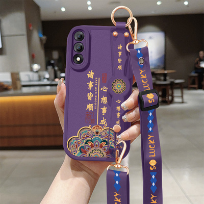 一加Ace5至尊版手机壳1加ace5竞速版新款小羊皮防摔PLC110保护套诸事皆顺斜挎背腕带挂绳硅胶软壳PLF女生适用