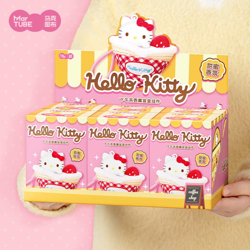马克图布hellokitty盲盒毛绒香薰
