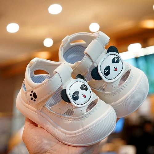 Летние сандалии для раннего возраста подходит для мужчин и женщин, детская нескользящая дышащая обувь для девочек для отдыха, 1-2 лет, мягкая подошва