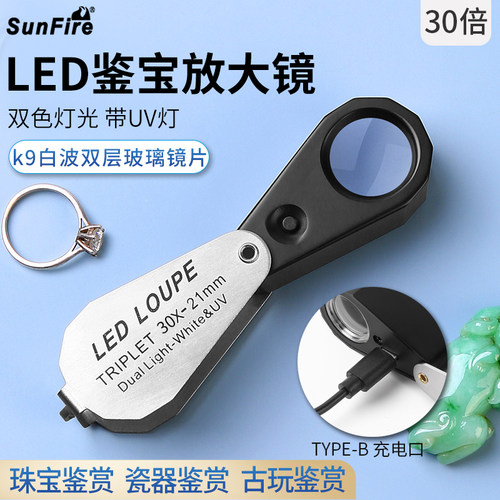 太阳火便携淘金币高清高倍鉴定