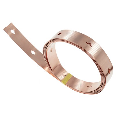 32650螺柱正负极电池连接片 0.2/0.3*15大电流纯铜连接片T2紫铜带