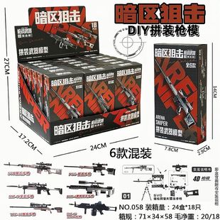 益智拼装枪模拼接武器模型拼装突击步枪暗区突围DIY枪模枪械大师