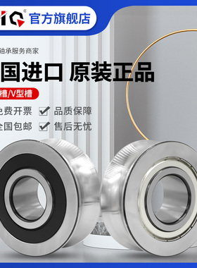 德国进口EIQ轴承U型槽LFR 50/4/5/6/8 5200-8-10 KDD 2Z NPP 2RS