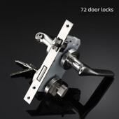 门锁室内卧室不锈钢静音门锁斯堪 纳维亚简单分割锁三件套家用实