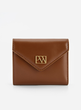 Parisa Wang钱包女卡包证件包多功能零钱包牛皮轻奢质感简约时尚