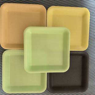 加厚1616彩色一次性水果托盘生鲜托盘水果包装盒陈列托盘水果打包