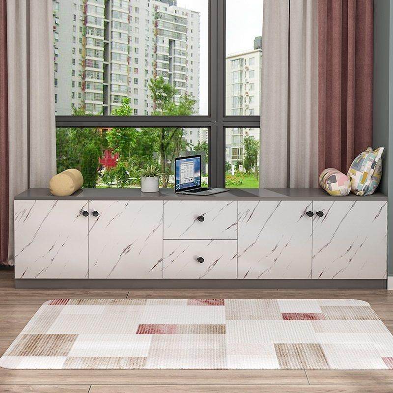 定制阳台收纳置物柜家用储物柜大容量杂物地柜鞋柜防晒飘窗柜中式,住宅家具,飘窗柜,淘宝优惠券,粉丝福利购,淘宝优惠卷