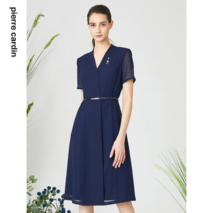 直播特卖皮尔卡丹女装 折扣店连衣裙P3215D3113L2