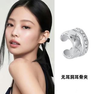 無痛耳骨夾環(huán)小眾高級感耳夾掛耳飾無耳洞輕奢百搭新款 金智妮同款