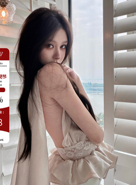 Hello17【曼妙daily】设计感飘带短款露背吊带上衣女2026春季新款