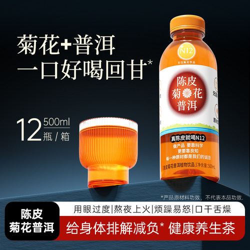 N12菊花普洱养生茶饮品