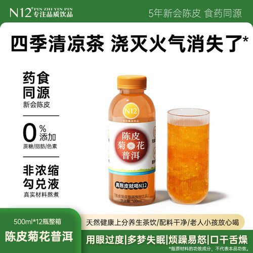 N12菊花普洱养生茶饮品
