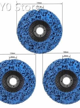 3pc 100/115/125mm Flap Poly Strip Grinding Wheel Discs Paint