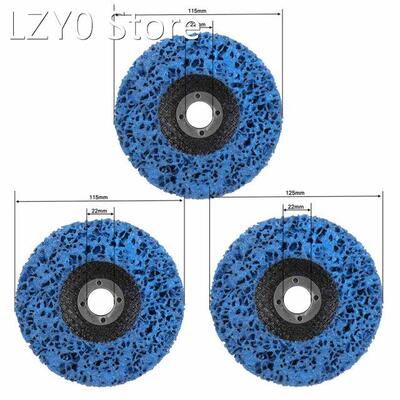 3pc 100/115/125mm Flap Poly Strip Grinding Wheel Discs Paint