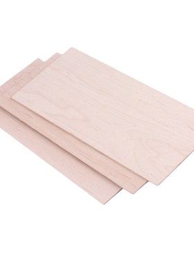 3 Pcs Maple Wood Guitar Head Veneer Headplate Marquetry Guit