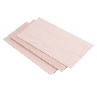 3 Pcs Maple Wood Guitar Head Veneer Headplate Marquetry Guit