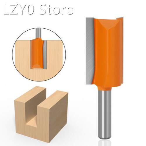 Quality 8mm ShankThe diameter of 22 Double Flute Straight Bi