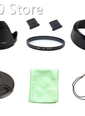 8 in1 49 52 55 58 62 67 72 77 mm UV filter + cap cover + le