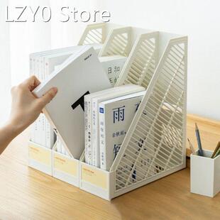 Tabletop File Organizer Holder 2-layer Vertical File Holder