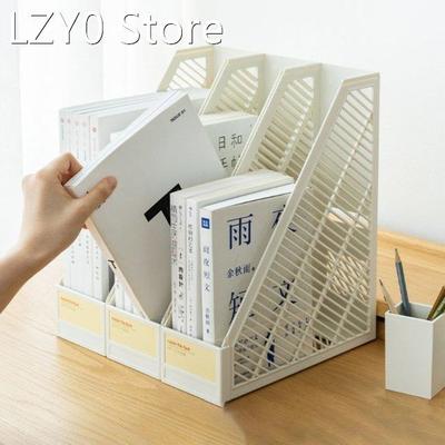 Tabletop File Organizer Holder 2-layer Vertical File Holder