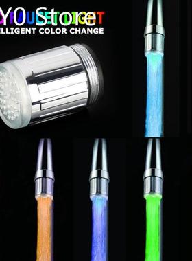 Bathroom Kitchen Novelty Faucet Thermostat Blinking Luminous