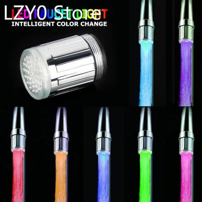 Bathroom Kitchen Novelty Faucet Thermostat Blinking Luminous