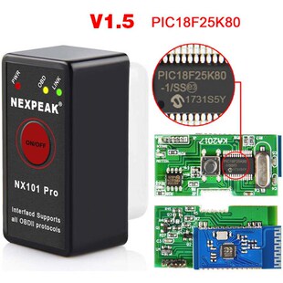 OBD2 EML327 V1.5 Car Diagnostic Tool Mini Bluetooth Adapter