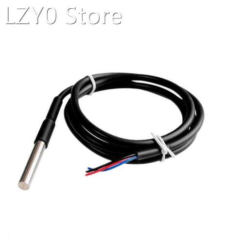 1PCS DS1820 Stainless steel package Waterproof DS18b20 tempe