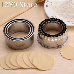 Dumplings Wrappers Molds Portable Kitchen Gadgets Cookie Pas