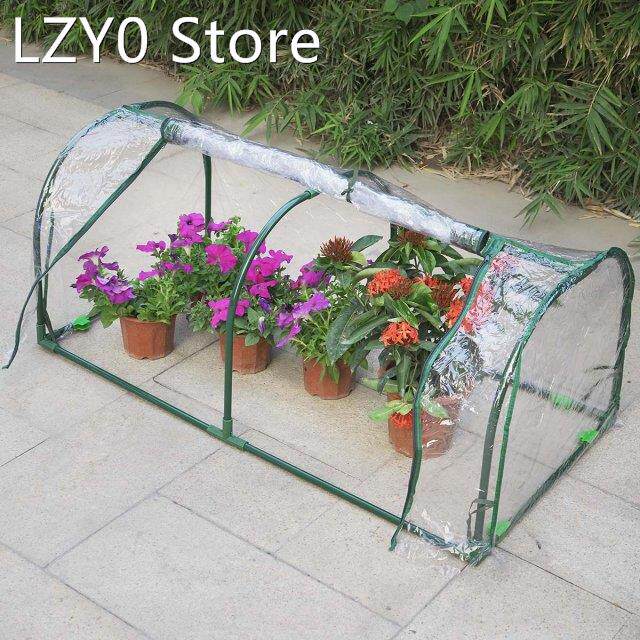 Home Courtyard Greenhouse Outdoor Garden Transparent PVC Cov