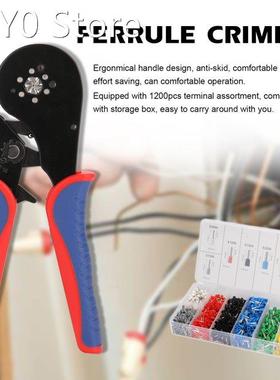 HSC8 High Hardness Crimper Plier Wire Stripper Ferrule Crimp