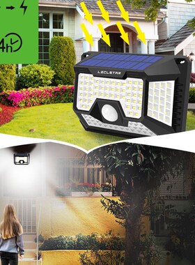 Outdoor LED Solar Light Motion Sensor for Garden Decoration