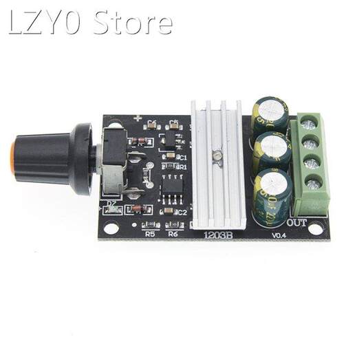 DC 6V 12V 24V 28VDC 3A 80W PWM Motor Speed Controller Regler