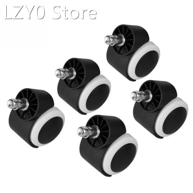 5pcs Caster Wheels 2 Inch Replacement PU Roller Caster Wheel