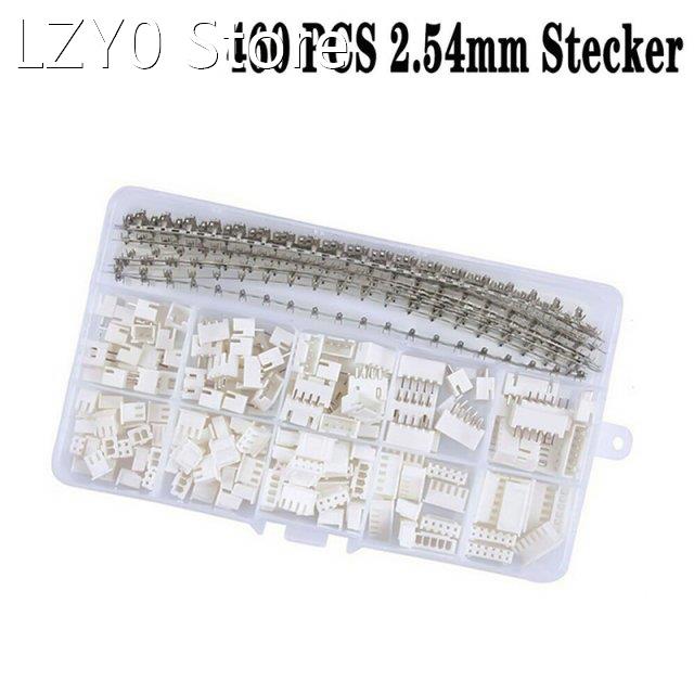460pcs 2.54mm 2 3 4 5 6 Pin Crimp Sockets Plugs Wire Cable F