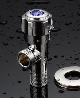 Bathroom water heater inlet valve, Copper cold and hot wate
