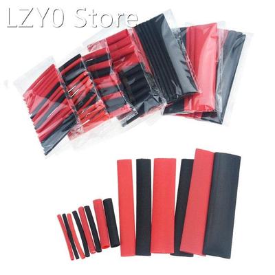 127PCS Red And Black 2:1 Polyolefin Shrinking Assorted Heat